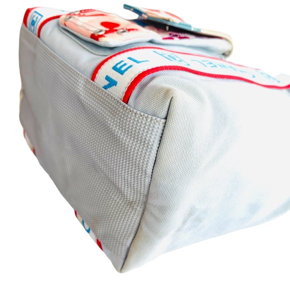 Chanel Bag Cc Surf Mini Beach Blue Canvas Tote - Picture 6 of 11